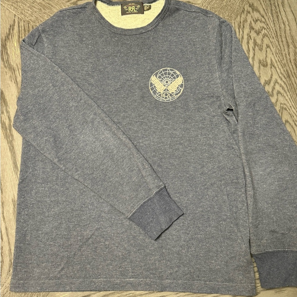 Double RL RRL pullover Wings On Front Logo. Size Medium